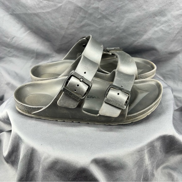BIRKENSTOCK Double Buckle Women's Essentials Gray Foam Size 37 (6.5) - Picture 4 of 9